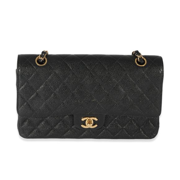 Chanel Black Caviar Medium Classic Flap Bag - Picture 1 of 9